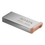 ADATA UR350 USB chiavetta USB 256 GB USB Type-A 3.2 Gen 1 (3.1 Gen 1) marrone acciaio inossidabile