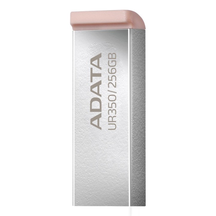 ADATA UR350 USB chiavetta USB 256 GB USB Type-A 3.2 Gen 1 (3.1 Gen 1) marrone acciaio inossidabile