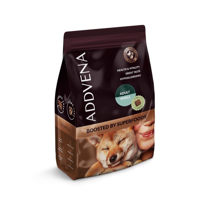 ADDVENA Boosted by superfoods Adult Small Manzo - cibo secco per cani - 2 5kg