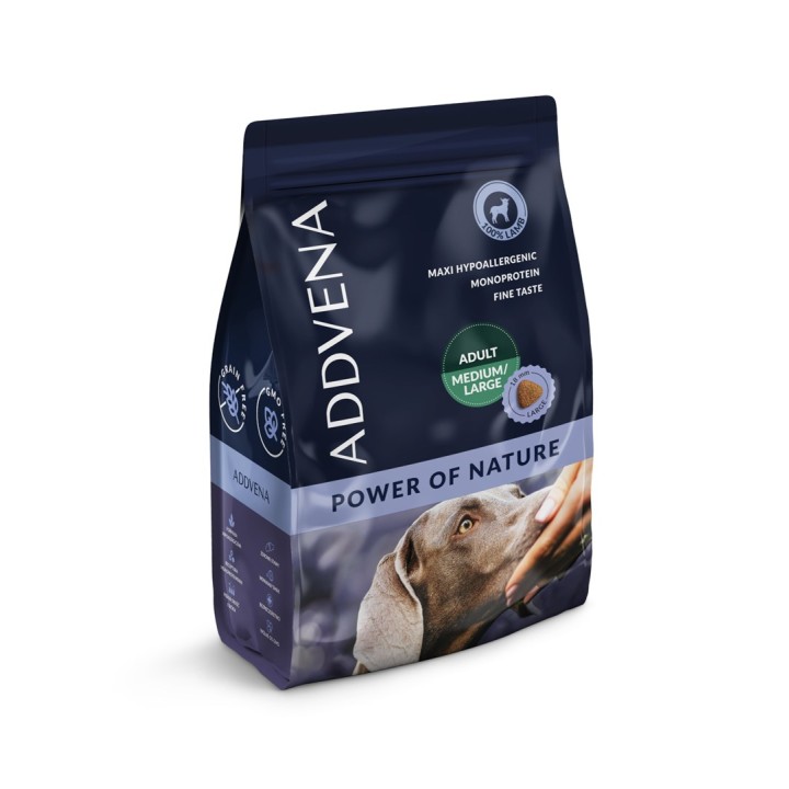 ADDVENA Power of Nature Adult Medium/Large Agnello - cibo secco per cani - 2 5kg