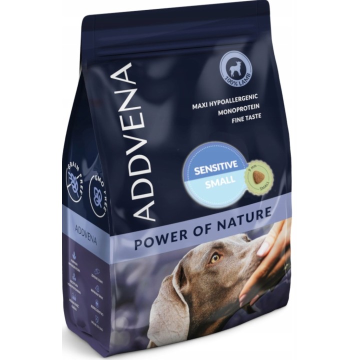 ADDVENA Power of Nature Adult Sensitive Small Agnello - cibo secco per cani - 2 5kg