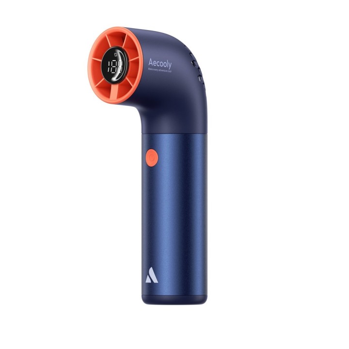 AECOOLY Aero Ultra – ventilatore portatile ad alta velocità blu-arancione