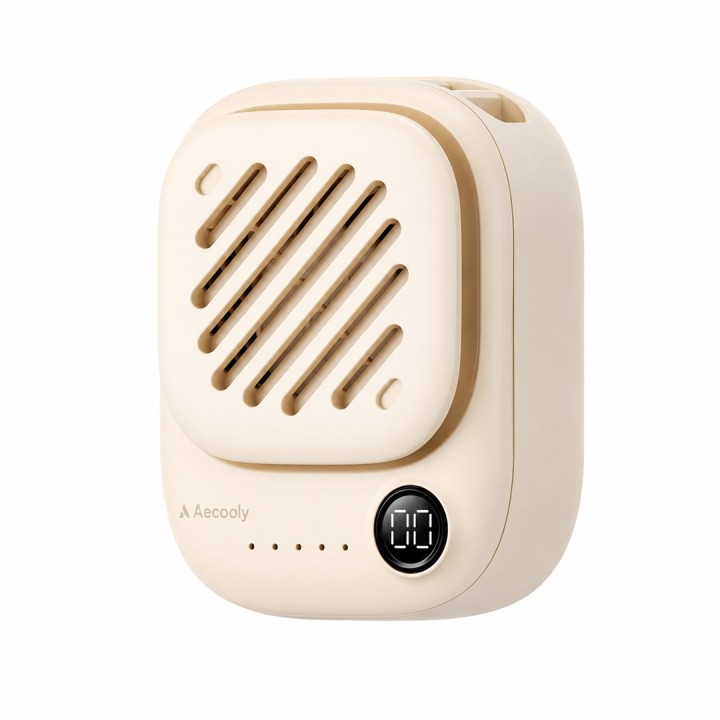 AECOOLY CLICK 01 Mini ventilatore portatile da collo beige