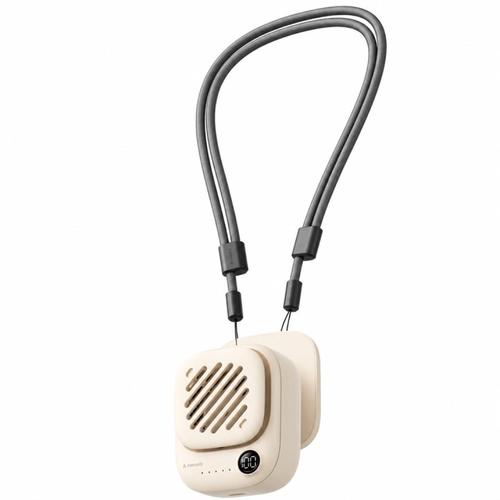 AECOOLY CLICK 01 Mini ventilatore portatile da collo beige