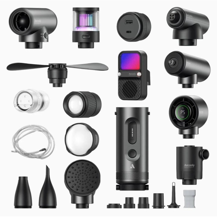 AECOOLY CamperPack – Kit campeggio modulare USB-C 25.9Wh IPX7