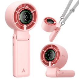 AECOOLY Halo 02 – Ventilatore portatile rosa