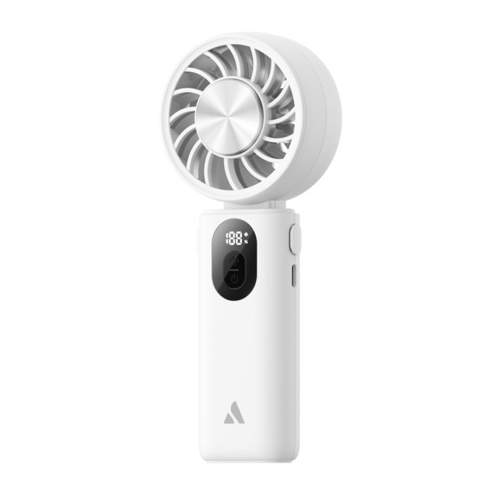 AECOOLY Halo 04 ICING Ventilatore pieghevole portatile con piastra di raffreddamento bianco