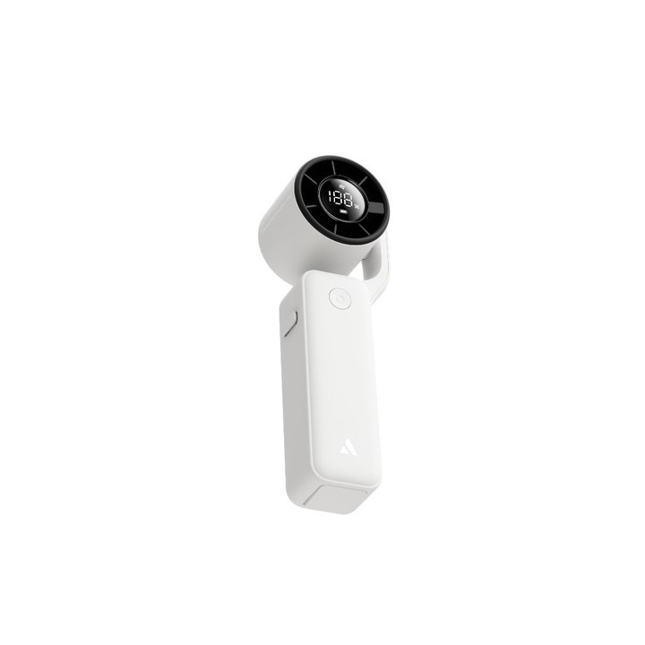 AECOOLY Halo 04 ICING Ventilatore pieghevole portatile con piastra di raffreddamento bianco