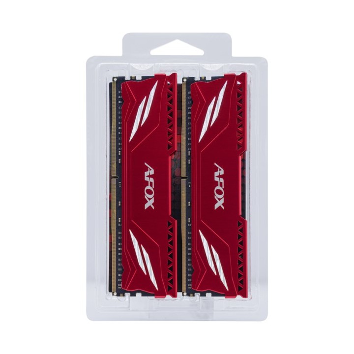 AFOX GAMING DDR4 2X16GB 3200MHZ CL16 RANK1 XMP2 ROSSO