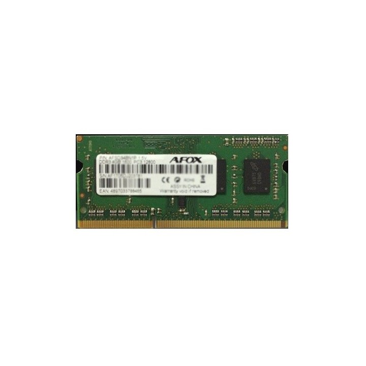 AFOX SO-DIMM DDR3 8GB modulo di memoria 1600 MHz