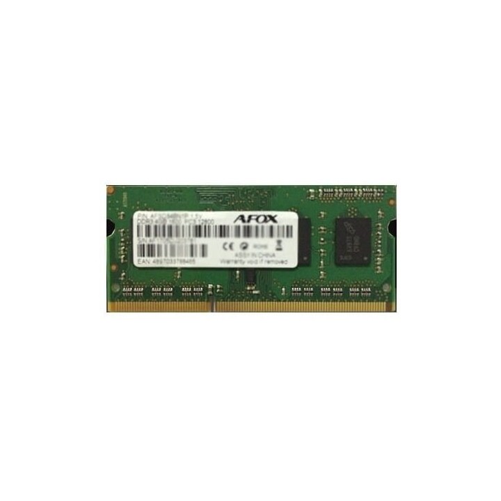 AFOX SO-DIMM DDR3 8GB modulo di memoria 1600 MHz LV 1 35V