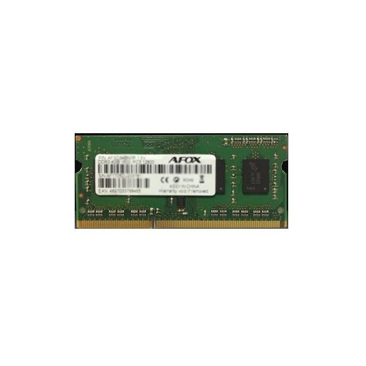 AFOX SO-DIMM DDR4 16G modulo di memoria 2666 MHz