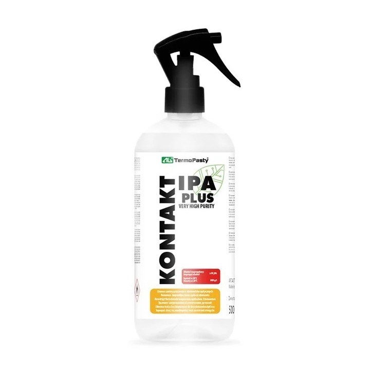 KONTAKT IPA PLUS. Alcool isopropilico ad alta purezza. Rimuove tutte le impurità dagli elementi ottici. Non lascia segni o macch