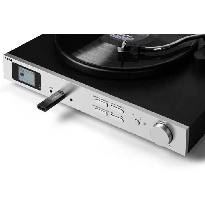 AKAI ATT-500SP - giradischi stereo con altoparlanti esterni