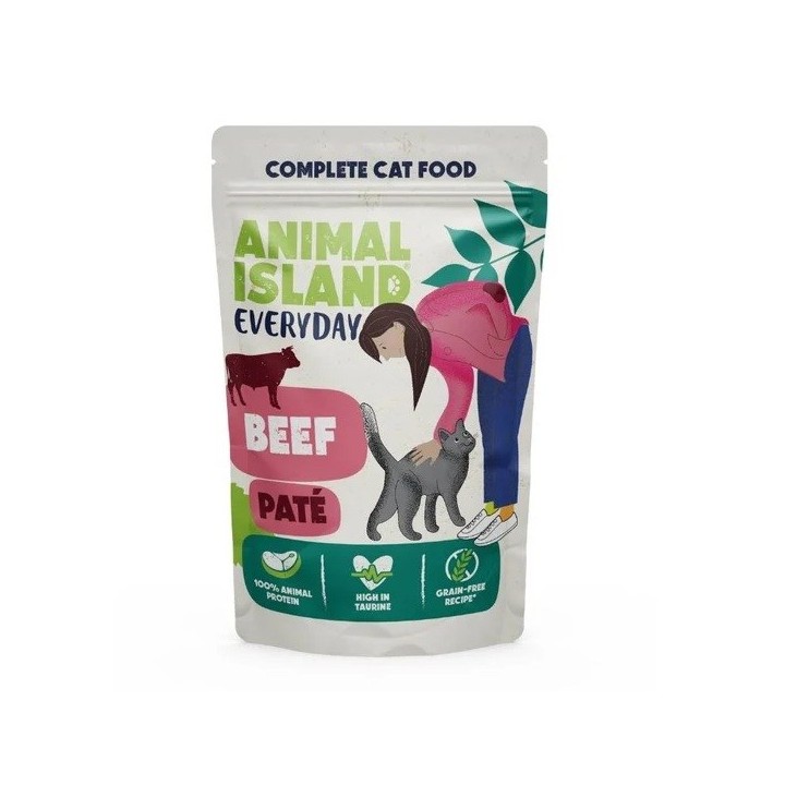 ANIMAL ISLAND Everyday Patè di manzo - cibo umido per gatti - 100g
