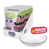 ANIMAL ISLAND Everyday Pollo con agnello in brodo Box - cibo umido per gatti - 12x85g + piatto omaggio