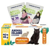 ANIMAL ISLAND Everyday Filetti in brodo Pollo con agnello e Pollo con quaglia Box - cibo umido per gatti - 40x85g