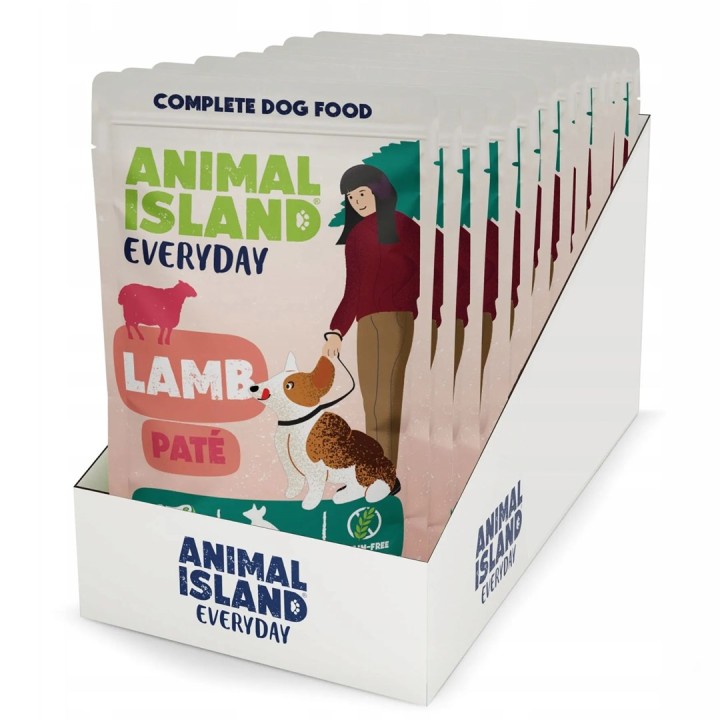 ANIMAL ISLAND Everyday Agnello - cibo umido per cani - 10x150g