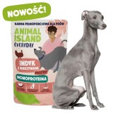ANIMAL ISLAND Everyday Monoprotein Tacchino - cibo umido per cani - 300g