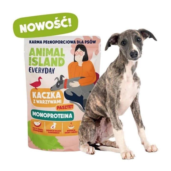 ANIMAL ISLAND Everyday Monoprotein Vitello Anatra Tacchino - cibo umido per cani - 9x300g