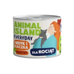 ANIMAL ISLAND Everyday Tacchino e anatra per gattini - cibo umido per gatti - 185g
