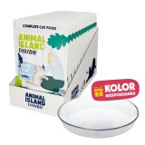 ANIMAL ISLAND Everyday Pesce bianco in brodo Scatola - cibo umido per gatti - 12x85g + piatto omaggio