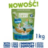 ANIMAL ISLAND Salmone - cibo secco per cani - 1kg