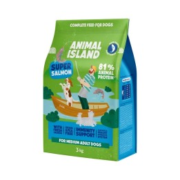 ANIMAL ISLAND Super salmone - cibo secco per cani - 3kg