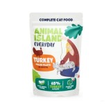 ANIMAL ISLAND Tacchino in brodo - cibo umido per gatti - 40x85g