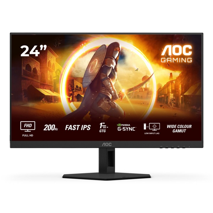 AOC G4 24G4HRE Monitor per computer 60.5 cm (23.8 ) 1920 x 1080 pixel Full HD LED nero rosso