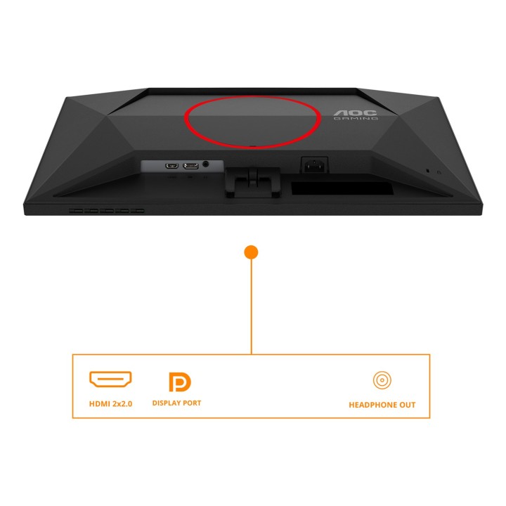 AOC G4 24G4HRE Monitor per computer 60.5 cm (23.8 ) 1920 x 1080 pixel Full HD LED nero rosso