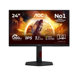 AOC G4 24G4ZR monitor per computer 60.5 cm (23.8 ) 1920 x 1080 pixel Full HD LED nero rosso