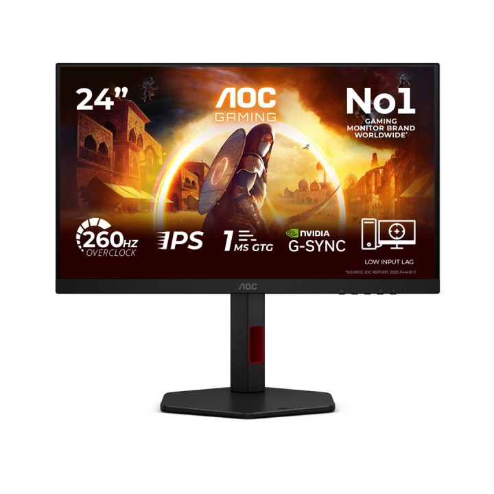AOC G4 24G4ZR monitor per computer 60.5 cm (23.8 ) 1920 x 1080 pixel Full HD LED nero rosso