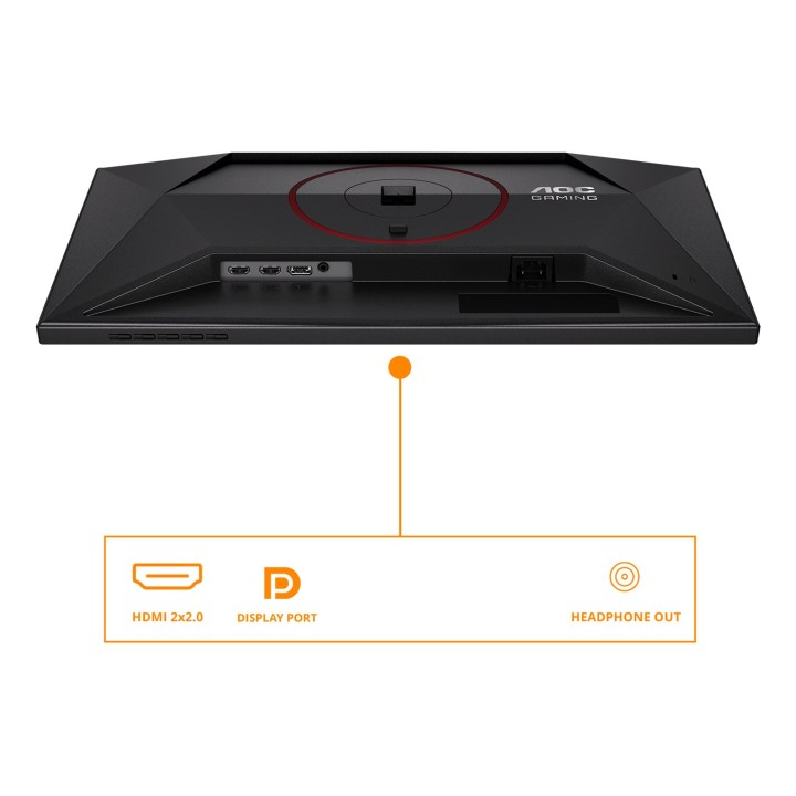 AOC G4 24G4ZR monitor per computer 60.5 cm (23.8 ) 1920 x 1080 pixel Full HD LED nero rosso