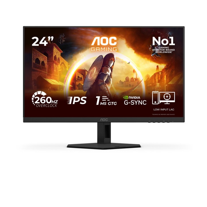 AOC G4 24G4ZRE monitor per computer 60.5 cm (23.8 ) 1920 x 1080 pixel Full HD LED nero rosso