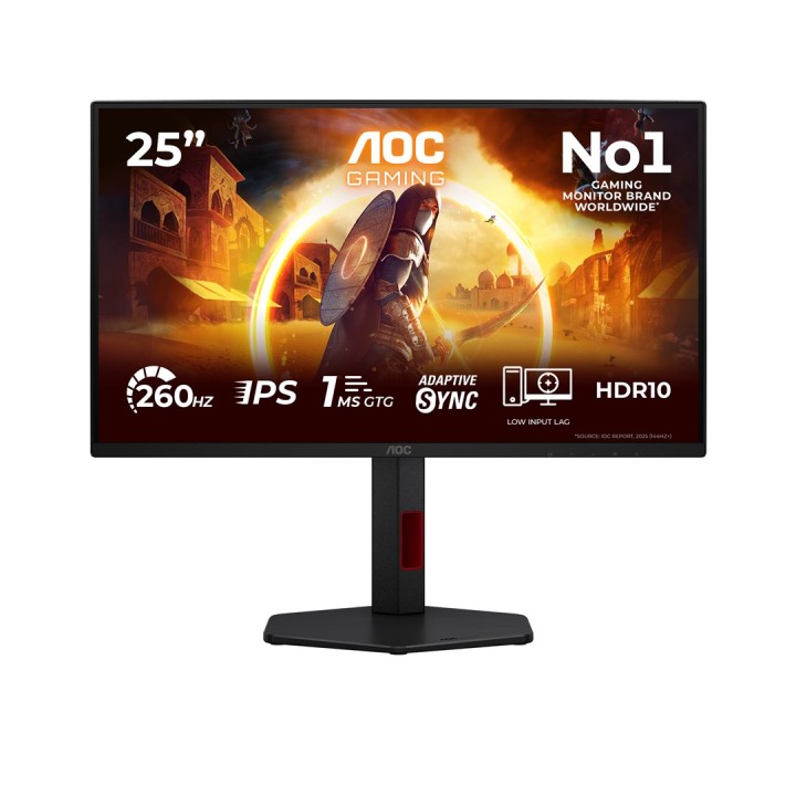 AOC G4 25G4ZR monitor per computer 62.2 cm (24.5 ) 1920 x 1080 pixel LCD nero rosso
