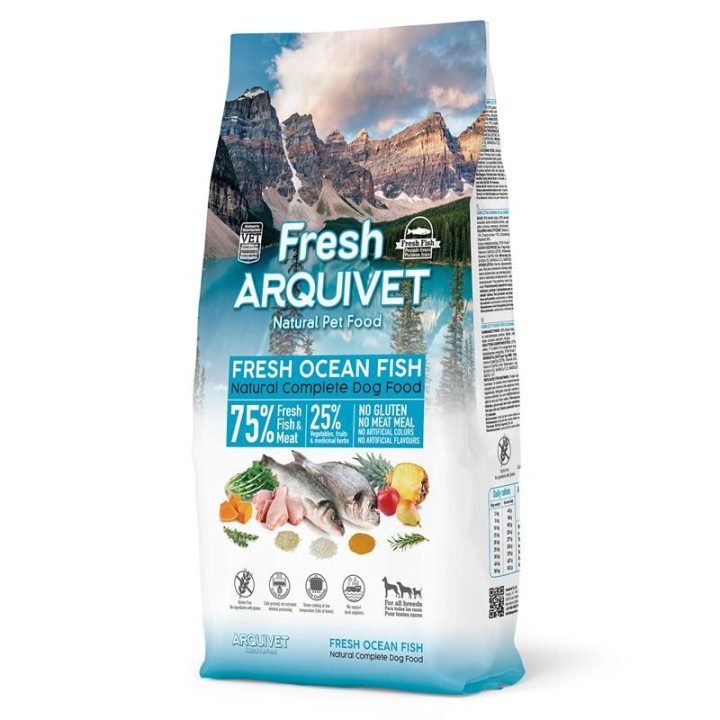ARQUIVET Fresh Pesce oceanico - cibo secco per cani - 10 kg