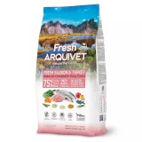 ARQUIVET Fresh Salmone con tacchino - cibo semi-umido per cani - 10 kg
