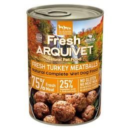 ARQUIVET Fresh Polpette di tacchino - cibo umido per cani - 400g