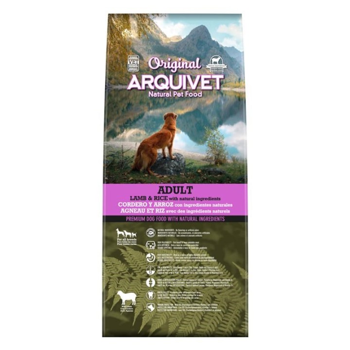 ARQUIVET Original Adult Agnello con riso - cibo secco per cani - 12kg