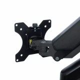 Supporto scrivania per monitor LED/LCD 13-27 ART UM-115 assistenza gas 2-6.5 kg nero