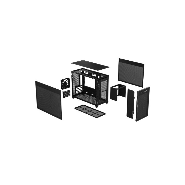 ASUS PRIME AP201 MicroATX Mini Tower nero