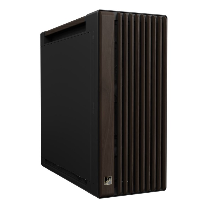 ASUS ProArt PA602 Edizione Legno Moderno Nero - Pannello in Metallo Midi Tower Legno Nero