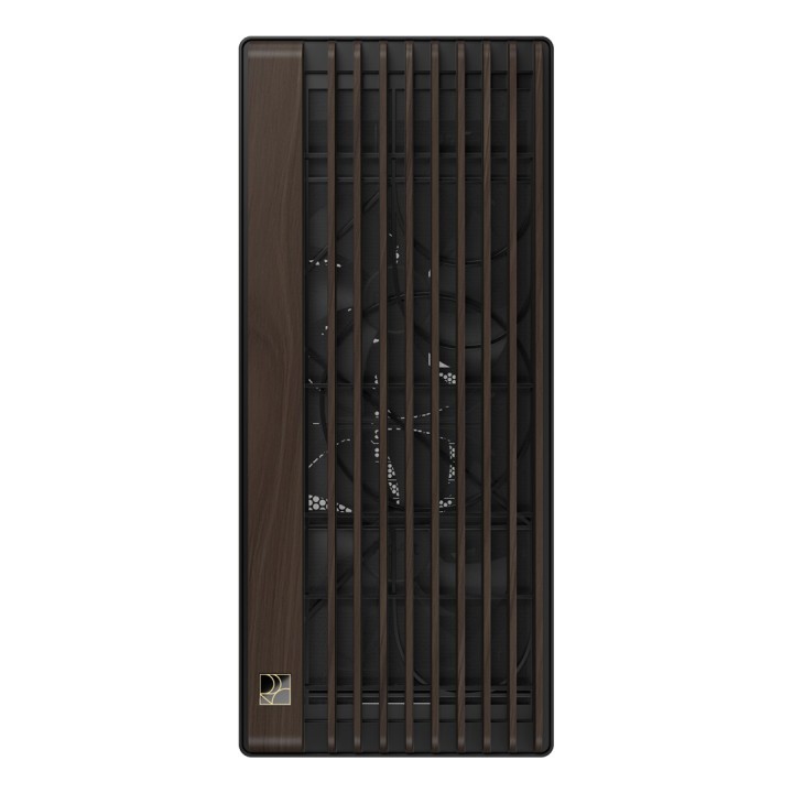 ASUS ProArt PA602 Edizione Legno Moderno Nero - Pannello in Metallo Midi Tower Legno Nero