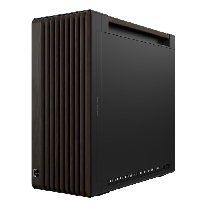 ASUS ProArt PA602 Edizione Legno Moderno Nero - Pannello in Metallo Midi Tower Legno Nero