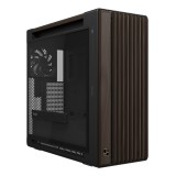 ASUS ProArt PA602 Edizione Legno Moderno Nero - Pannello in Vetro Temperato Midi Tower Legno Nero