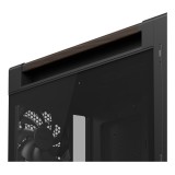 ASUS ProArt PA602 Edizione Legno Moderno Nero - Pannello in Vetro Temperato Midi Tower Legno Nero