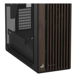 ASUS ProArt PA602 Edizione Legno Moderno Nero - Pannello in Vetro Temperato Midi Tower Legno Nero