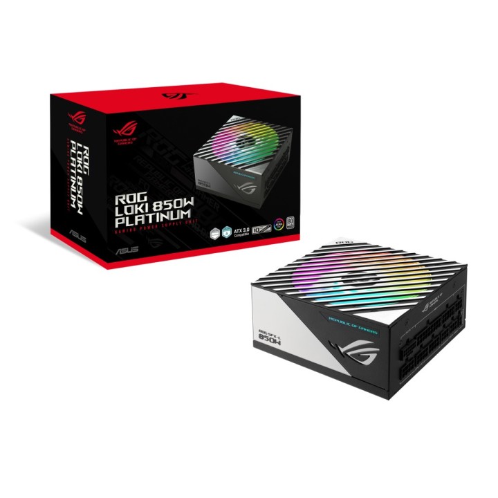 ASUS ROG Loki SFX-L 850W Alimentatore Platinum 24-pin ATX nero argento