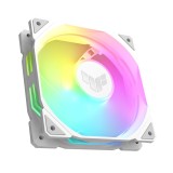 ASUS TUF GAMING TR120 ARGB REVERSE 1-pack Raffreddatore d'aria per case per PC Bianco 12 cm